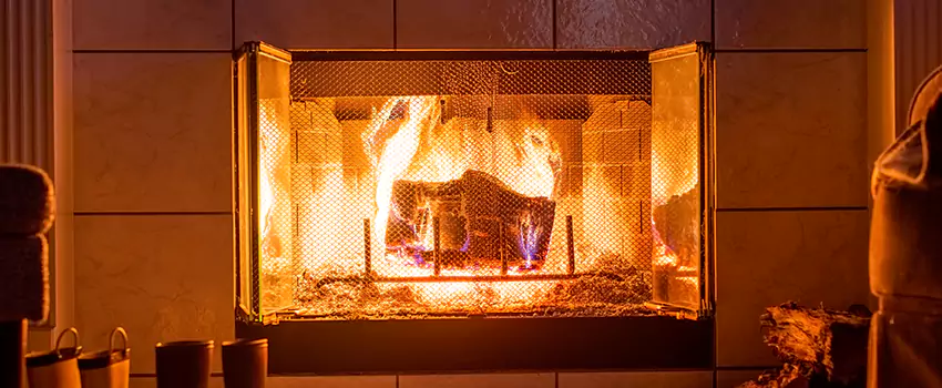 Mendota Hearth Landscape Fireplace Installation in Midway, Florida