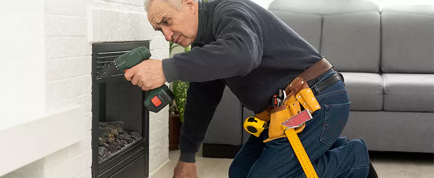 New Indoor Fireplace Installation in Midway, Florida