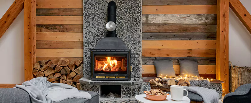 Thelin Hearth Products Direct Vent Gas Stove Fireplace Inspection in Midway, Florida